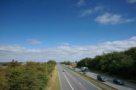 A1 motorway view